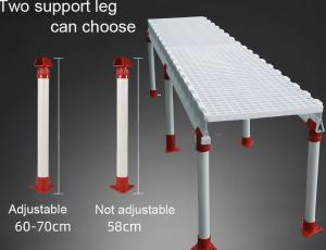 China Goat Farm Plastic Slatted Floor Broiler House White / Customized factory
