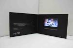 Matte Paper Material LCD Greeting Card , LCD Video Business Cards