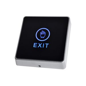 Surface Mount Touch To Exit Button Switch With LED Indicator And Backbox