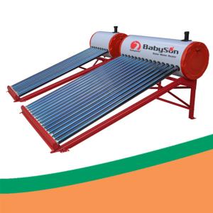 China Residential Non Welding Home Solar Water Heater Red Color factory