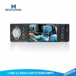 Black 1 Din Car Stereo / Single Din Navigation Unit 12 Months Warranty