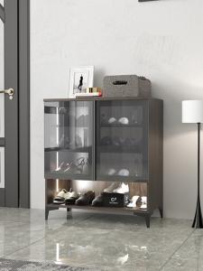 China 15mm MDF Wooden Large Capacity Shoe Cabinet Rack Heatproof Woodgrain factory