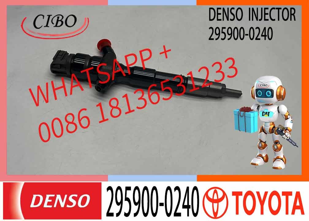High Quality Common Rail Fuel Injector 295900-0190 295900-0240 23670-30170 23670-39445 for Toyota 1KD-FTV