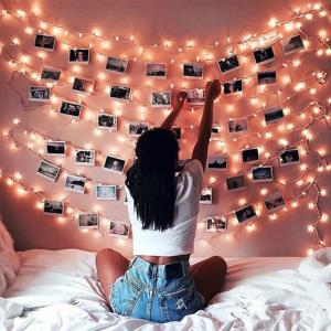 China 1M/2M/5M/10M Photo Clip USB LED String Lights Fairy Lights Outdoor Battery Operated Garland Christmas Decoration Party W factory