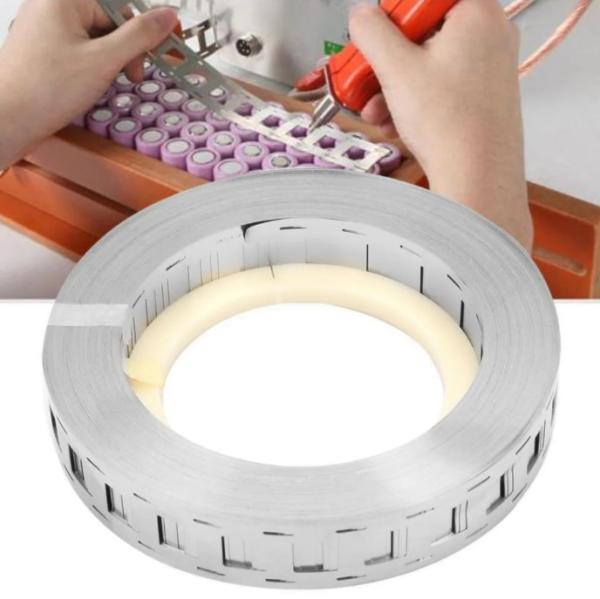 Custom 0.12mm 0.15mm 0.2mm 0.25mm 0.3mm Pure Nickel Strip For 18650 21700 26650