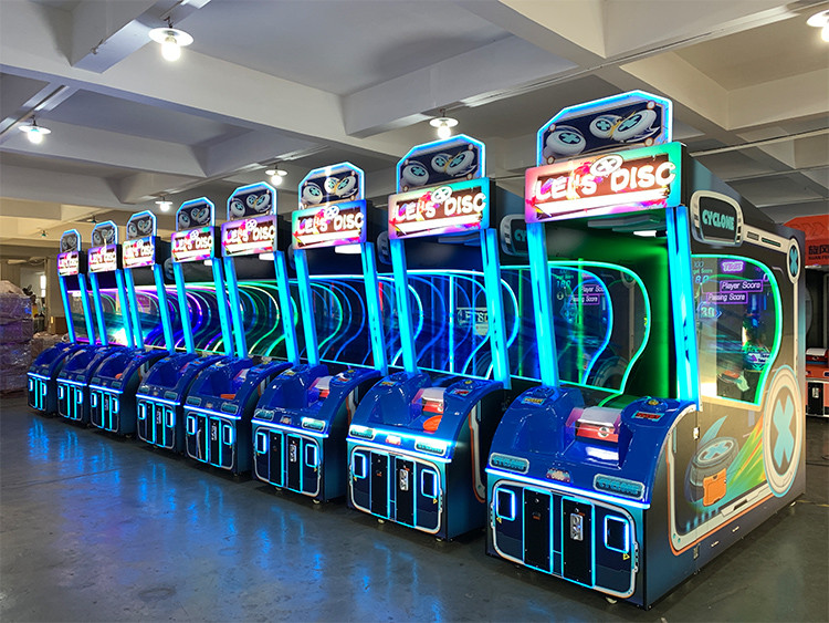 Let's Disc game center Redemption Arcade Machine Prize Games With Video Screen
