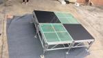 Assemble Mobile Wedding Swimming Pool Stage Glass Acrylic Stage Aluminum Frame