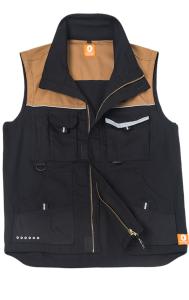 China Indoor Mens Safety Vest With Mobile Phone Compartments factory