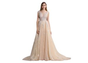 China Chiffon Long Convertible Backless Wedding Bridesmaid Dresses Floor Length V Neck factory