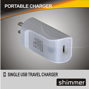China Portable single USB travel charger for ipone/ipad factory