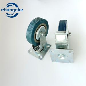 China Noiseless 500kg Heavy Duty Caster Wheels Castors With Brake factory