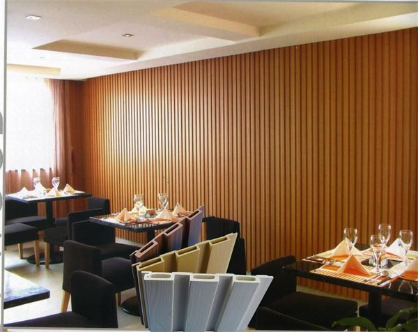 China WPC Composite Board Wood Bathroom Wall Cladding Interior Intertek factory