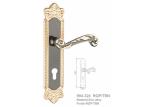 European Zinc Alloy Door Handle , 85mm Popular Kitchen Door Handles Gold Plated
