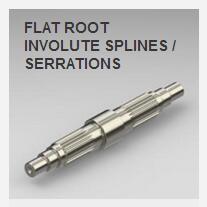 China FLAT ROOT INVOLUTE SPLINES SERRATIONS factory