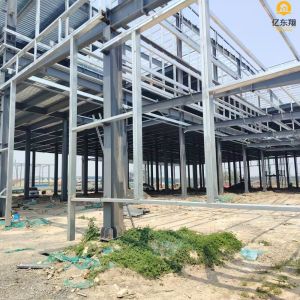 Prefab Steel Warehouse Building with PVC Aluminum Windows
