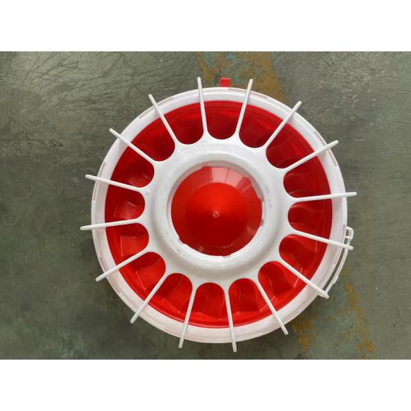 China Sixteen grid feeding trays（Red and white） factory