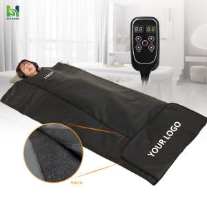 China Fir Sauna Blanket Original Slimming Suit Celulite Far Infrared Bed Blanket 600w US Plug factory