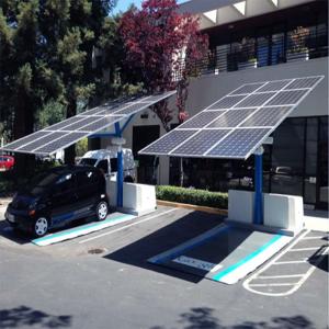 China Q345 6063 PV Mounting Systems For Open Ground Carport factory