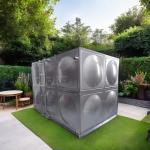 Customized Stainless Steel Sectional Water Tanks For Water Storage / Welded