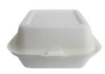 Bagasse Burger 6 Inch Biodegradable Takeout Containers