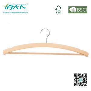 China Betterall High-quality Laminated Shirts Hanger with Skid-proof Shoulders factory
