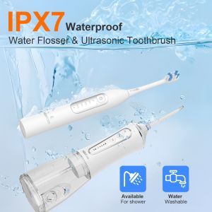 Two-in-One Multifunctional Electric Toothbrush and Water Flosser Household