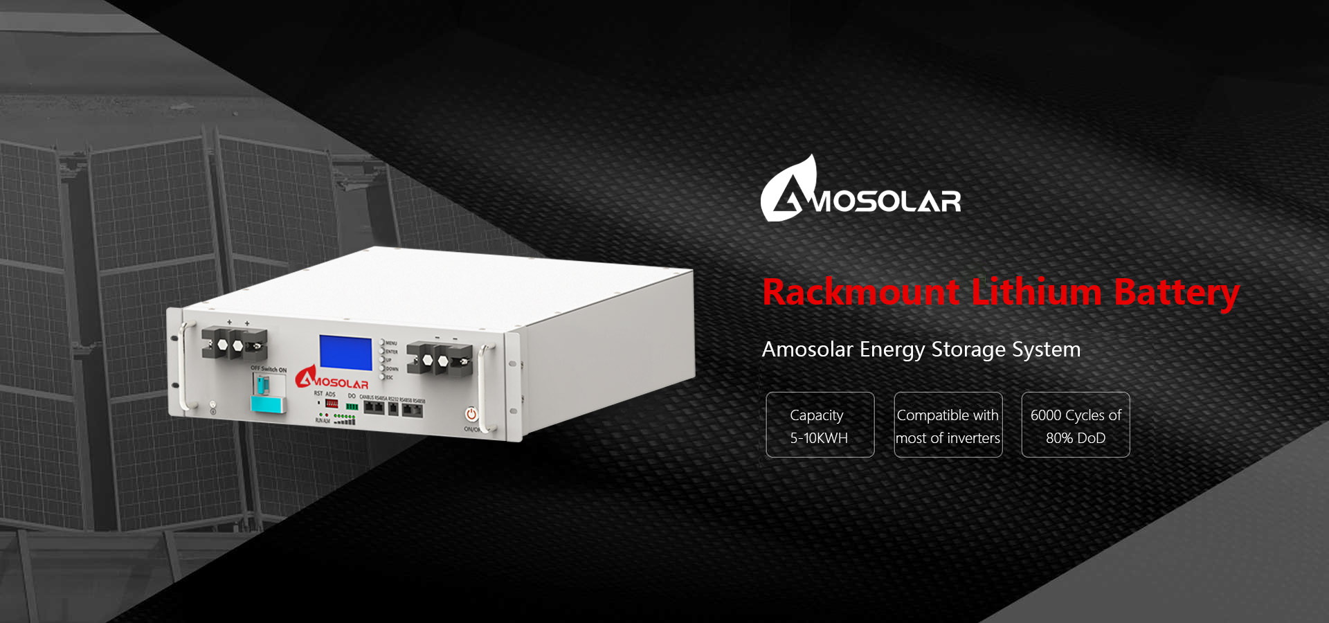 Long-lasting Lifepo4 48v 100ah 200ah lithium ion battery for Solar Energy Storage Systems
