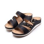 BS086 Manufacturers New Style Sandals For Women'S Outer Wear Wedge Heel Hollow