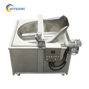 China Small Scale Electric Batch Fryer for Potato Chips 580kg Capacity 1900*1600*1700mm factory