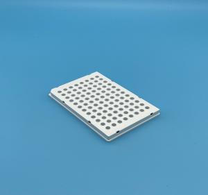 China Wide Skirted Deep Well PCR Plates White 0.2ml 96 Well factory