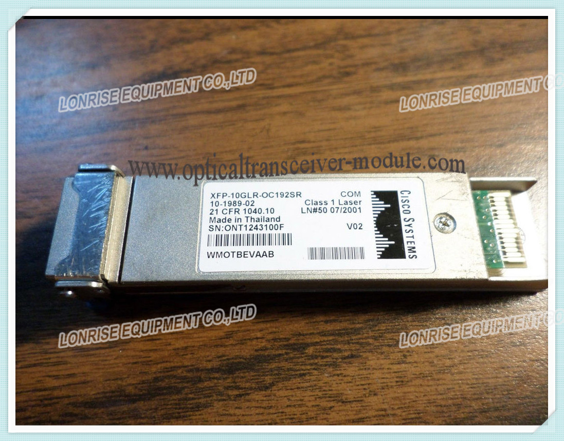 Cisco 10 Gigabit Ethernet Optical Transceiver Module XFP-10GLR-OC192SR 1310 mn