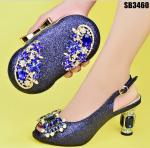 Supoo wedding shoes Italian ladies shoes matching bags high heel shoes Ghana
