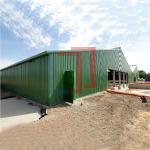 Modern Light Steel Frame Horse Barns , Steel Structure Building Cattle Shed