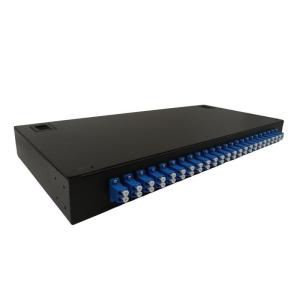 China FTTH ODF Wall Mount 48 Fibers Fiber Optic Patch Panel With LC Duplex Coupler Pigtails factory