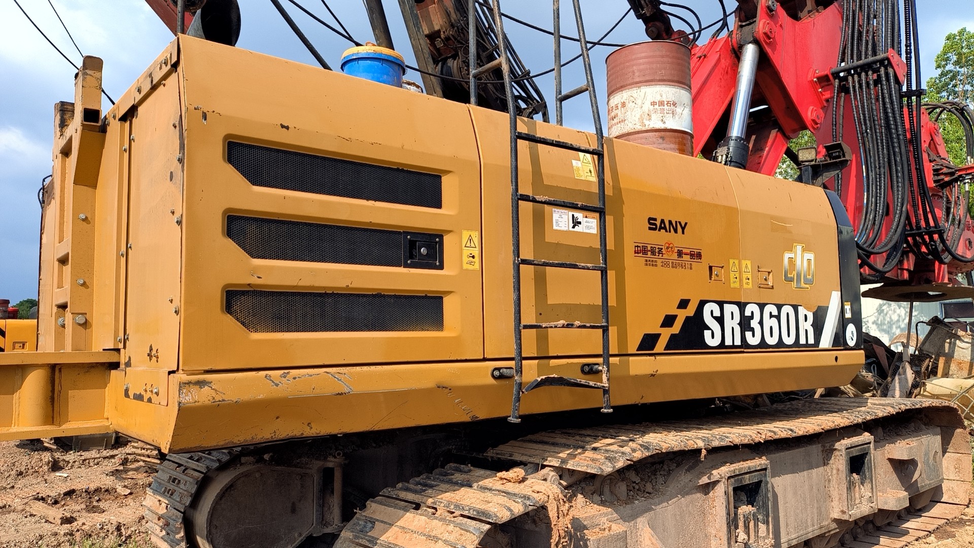 Professional Piling Rig Machine 2018 Year SR285R Rotary Drill Rig with 94m Maximum Drilling Depth