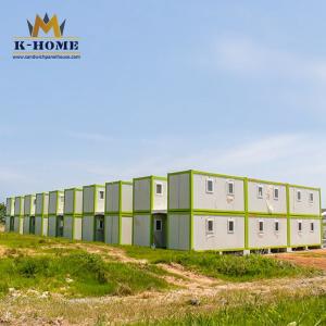 China Rock Wood Porta Cabin Accommodation K Type Light Steel Structure factory