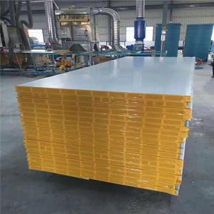 China mgo sandwich panel 1150-50-0.376mm greywhite steel sheet for clear room factory