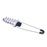 FTTH ADSS Accessories Metal Dead End Anchor Clamp Fiber Optic Cable Clamp For