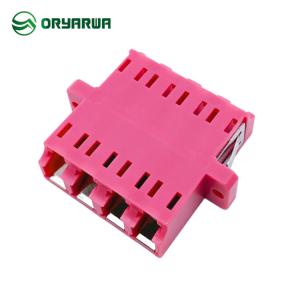 China LC Quad Fiber Optic Coupler With Inner Shutter factory