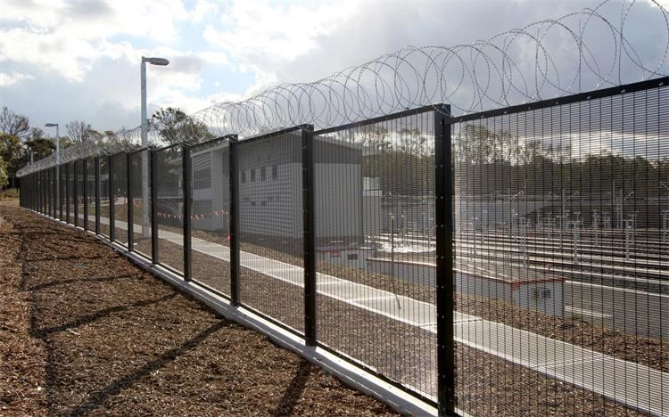 358 Welded Wire Mesh Security Fence Systems For Prison / Airport / Port Applications