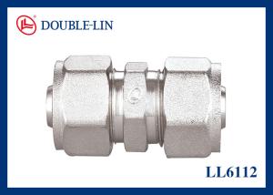 China 1216 To 2632 Male Straight Brass Compression Union factory