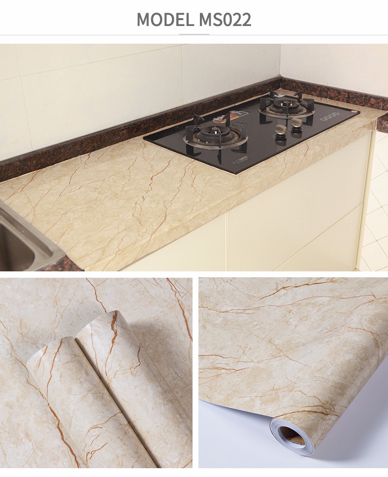 Papel De Parede Marble Mural for Living Room 61cm Width PVC Vinyl Contact Paper Printed Wall Paper