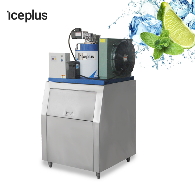 Supermarket Stand Alone Ice Machine 1.5 - 2.2mm Ice Thickness Big Capacity