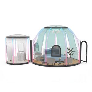 China Dome Shaped Glamping Bubble Tent ROSH Customized Fire Retardant on sale
