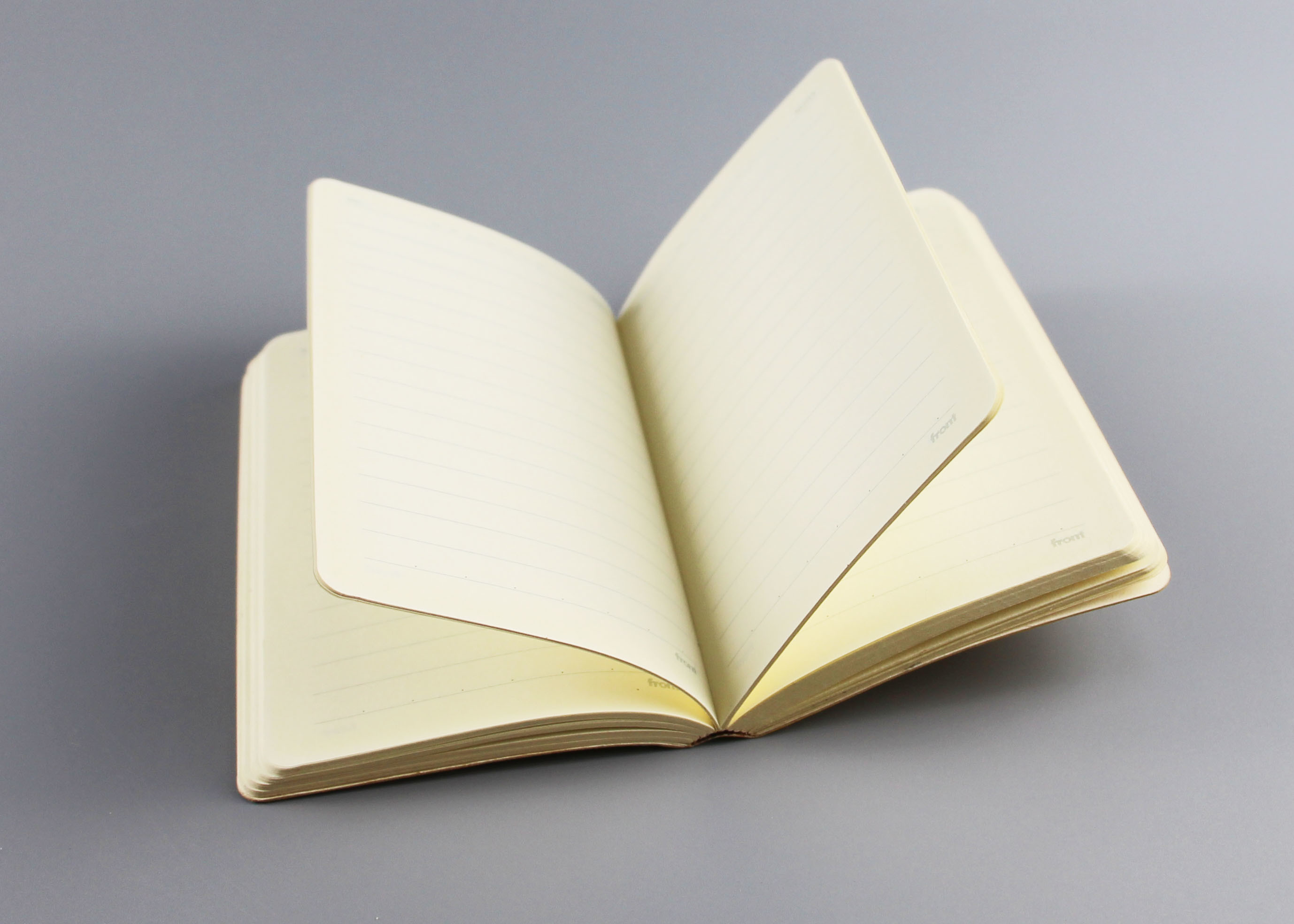 Debossed Yellow Soft Cover Notebook Recycled Matte Art Paper For Daily Memo