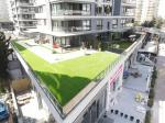 Monofilament PE Garden Artificial Grass 12400 Detex Wear Resistance