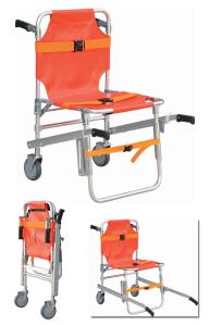 China Emergency Aluminum Alloy Evacuation Foldaway Lifting Wheelchair Stair Chair Stretcher factory
