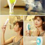 Novelty gifts Rechargeable Mini mist cooling air mist fan ultrasonic mist water