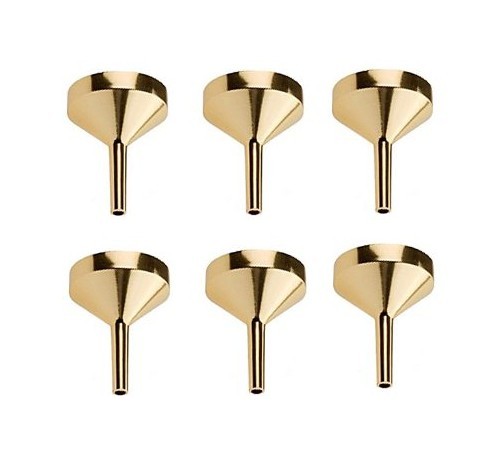 China Clear Small Aluminum Funnel , Food Grade Small Funnel For Perfume Packaging factory