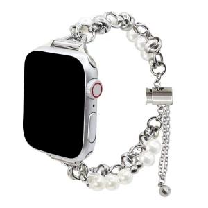 China Private Mold IWatch 8 7 6 5 4 3 SE Fashion Pearl Belt Smart Watch Strap Without Watch factory